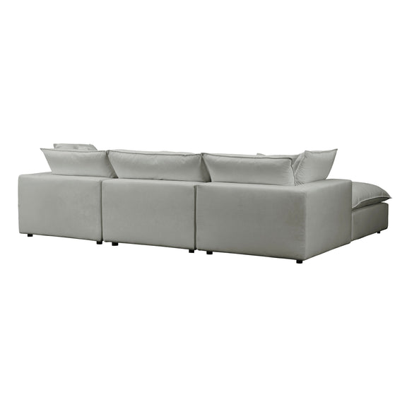Cali 4 Piece Performance Fabric Modular Sectional - Image 5
