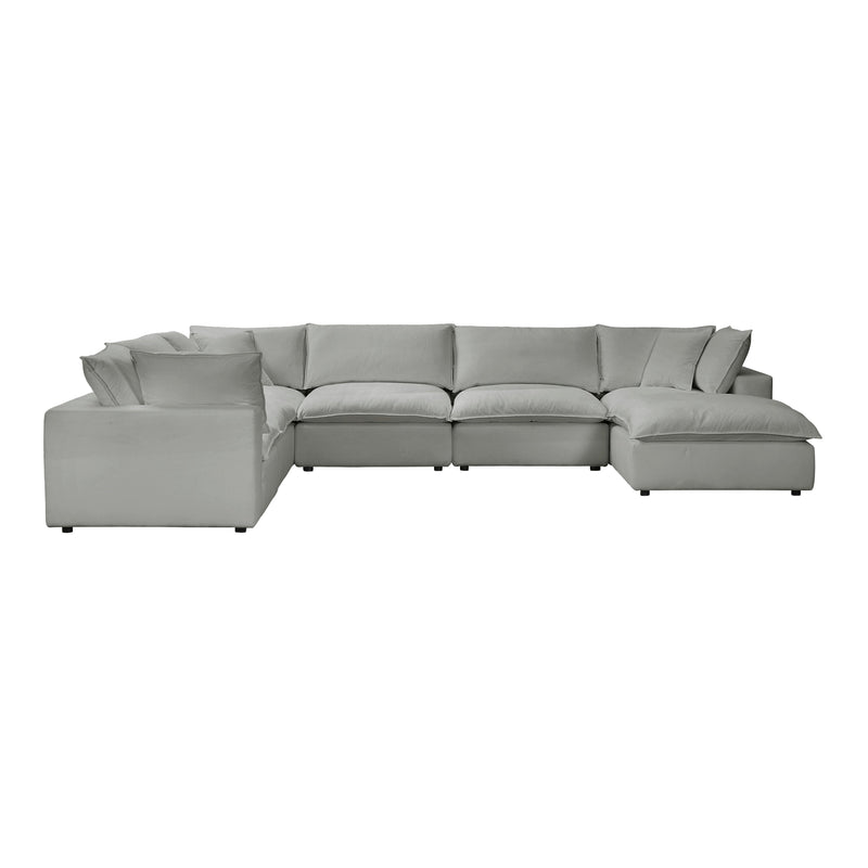 Cali 7 Piece Performance Fabric Modular Large Chaise Sectional