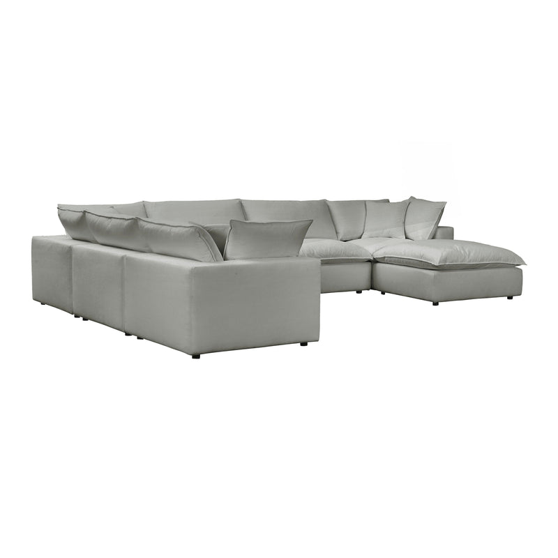 Cali 7 Piece Performance Fabric Modular Large Chaise Sectional - Image 4