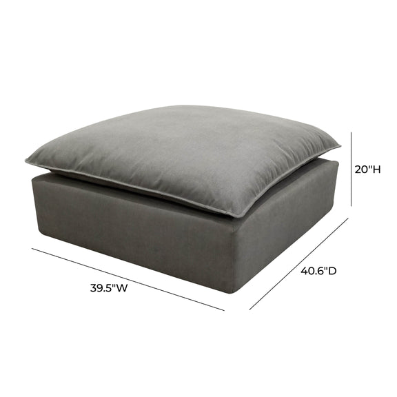Cali Performance Fabric Ottoman - Image 4