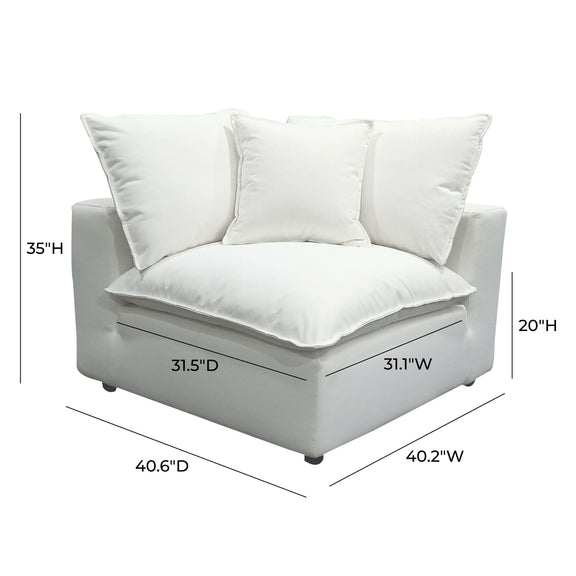 Cali Performance Fabric Modular Corner Chair - Image 15