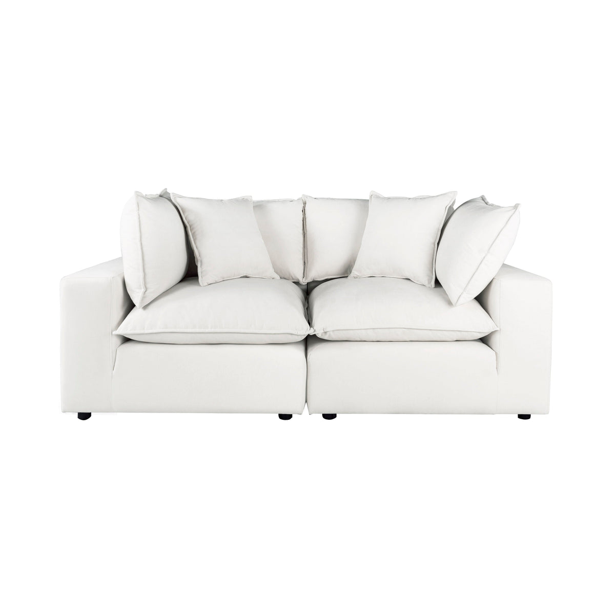 Cali 80" Performance Fabric Modular Loveseat - Image 10