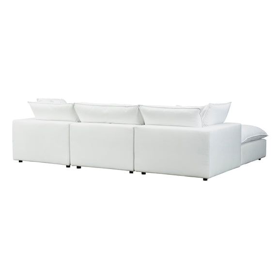 Cali 4 Piece Performance Fabric Modular Sectional - Image 11