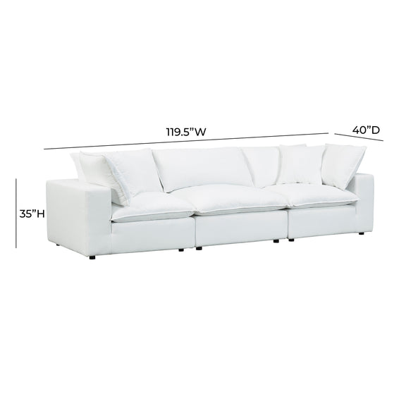 Cali 120" Performance Fabric Modular Sofa - Image 7