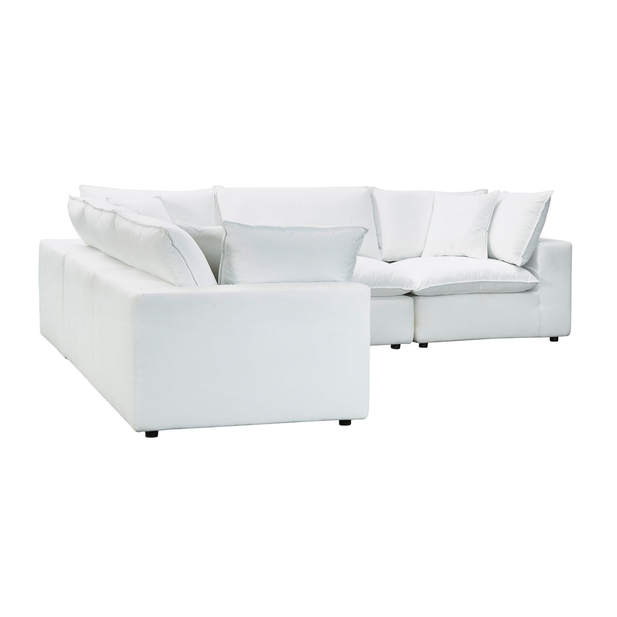 Cali 5 Piece Performance Fabric Modular L Sectional - Image 7