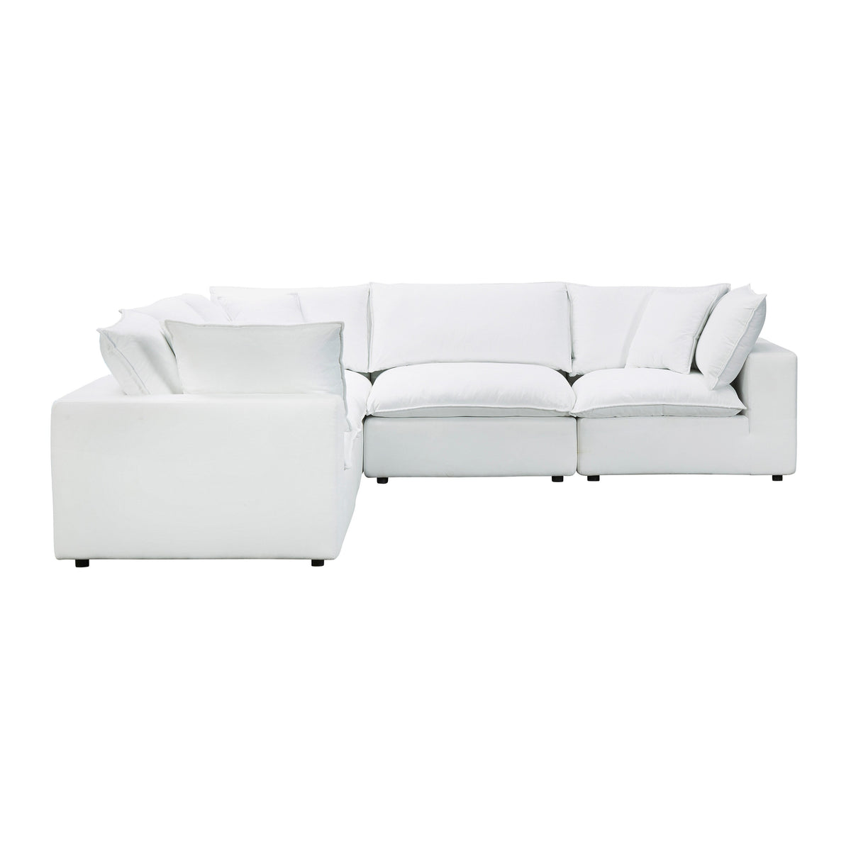 Cali 5 Piece Performance Fabric Modular L Sectional - Image 10
