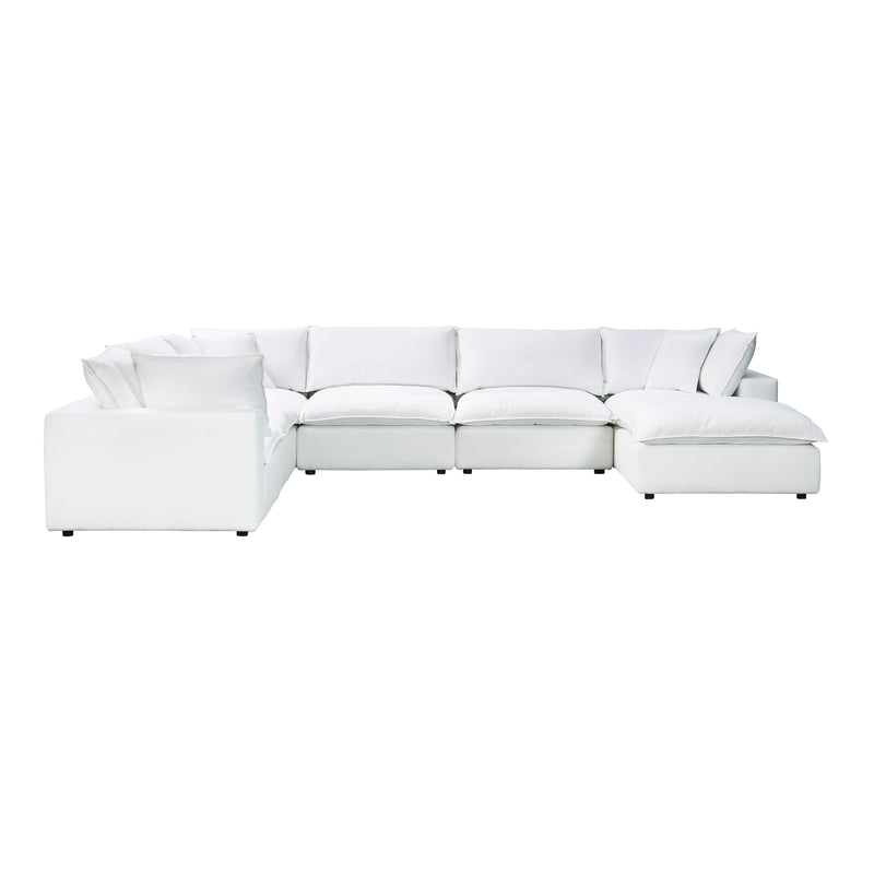 Cali 7 Piece Performance Fabric Modular Large Chaise Sectional - Image 7