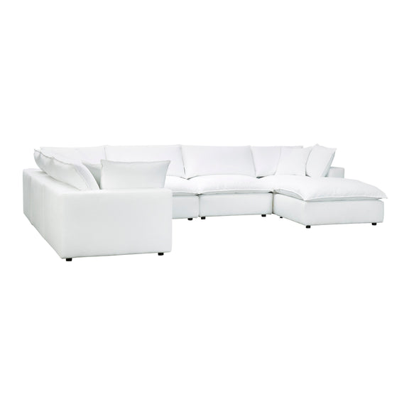 Cali 7 Piece Performance Fabric Modular Large Chaise Sectional - Image 9