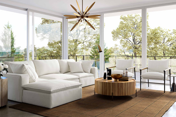 Cali 4 Piece Performance Fabric Modular Sectional - Image 8
