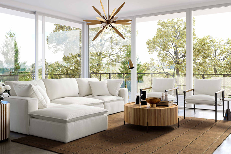 Cali 4 Piece Performance Fabric Modular Sectional - Image 8