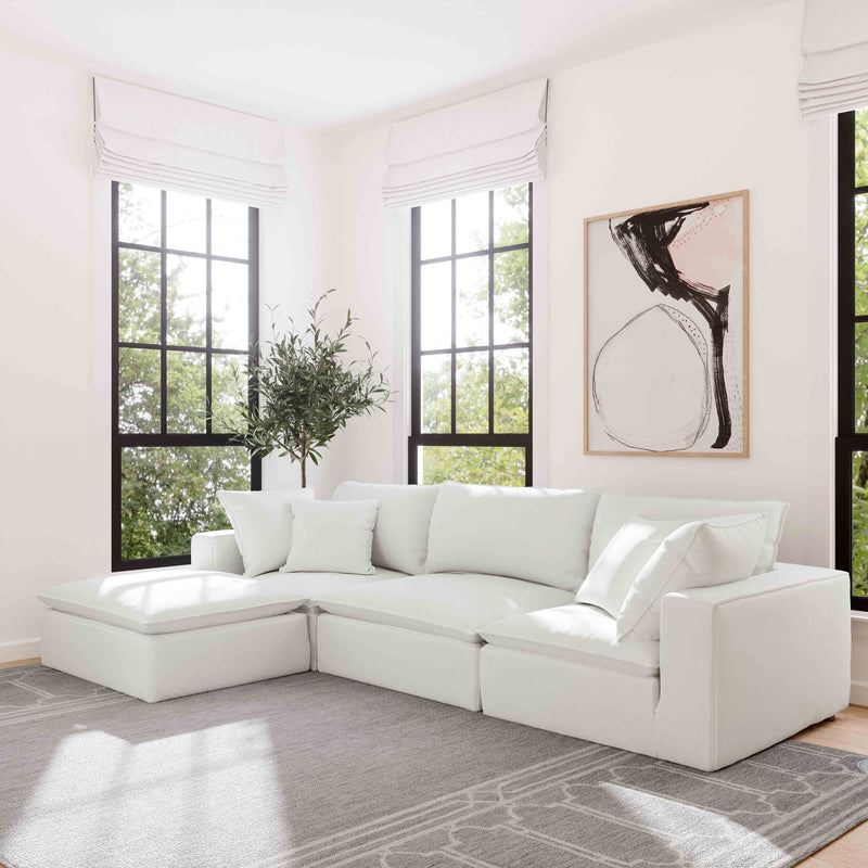 Cali Performance Fabric Ottoman - Image 7