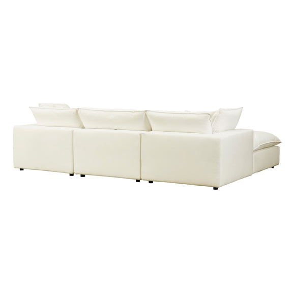 Cali 4 Piece Performance Fabric Modular Sectional - Image 16
