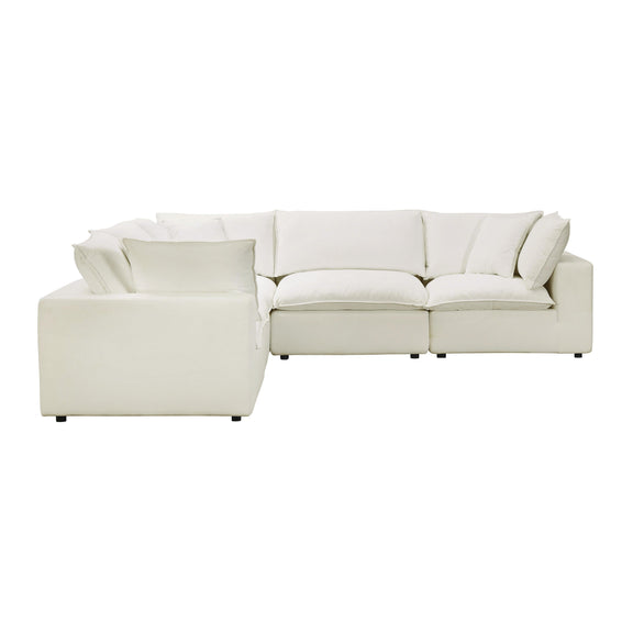 Cali 5 Piece Performance Fabric Modular L Sectional - Image 13