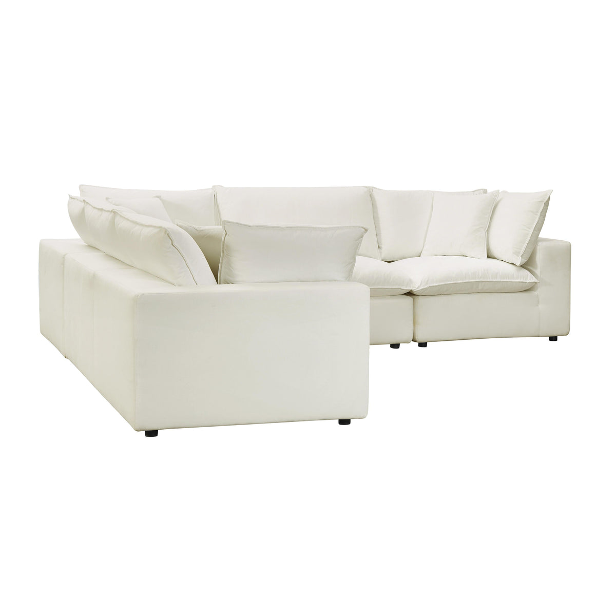Cali 5 Piece Performance Fabric Modular L Sectional - Image 15