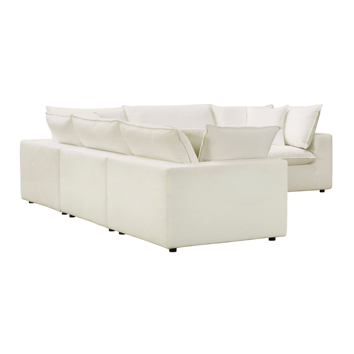 Cali 5 Piece Performance Fabric Modular L Sectional - Image 16