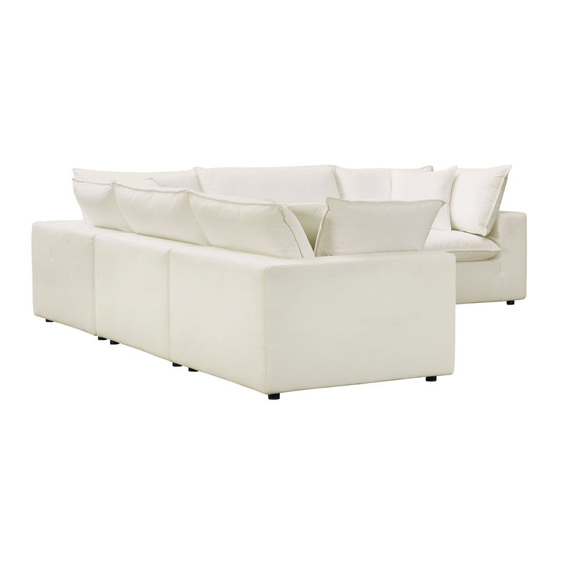 Cali 5 Piece Performance Fabric Modular L Sectional - Image 16