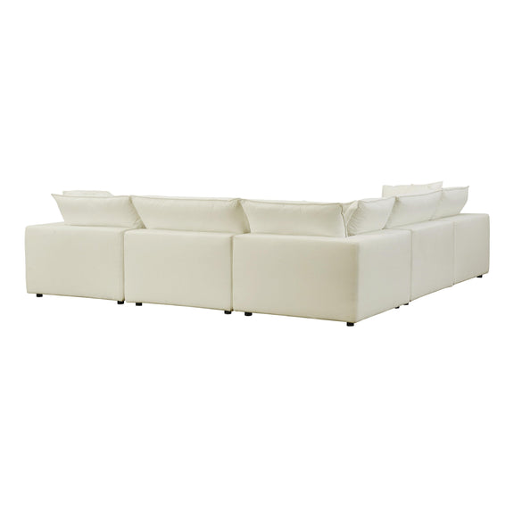 Cali 5 Piece Performance Fabric Modular L Sectional - Image 17