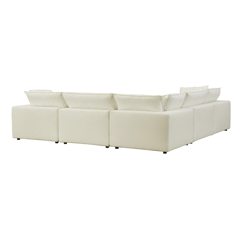 Cali 5 Piece Performance Fabric Modular L Sectional - Image 17