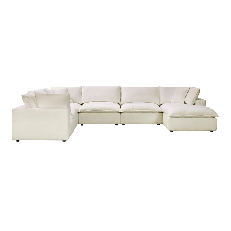 Cali 7 Piece Performance Fabric Modular Large Chaise Sectional - Image 13