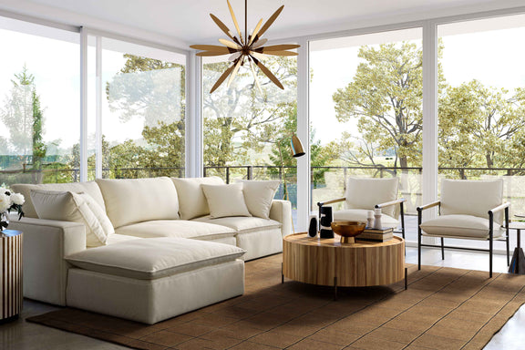 Cali 4 Piece Performance Fabric Modular Sectional - Image 14