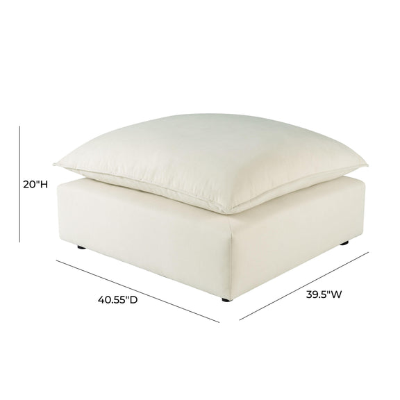 Cali Performance Fabric Ottoman - Image 14