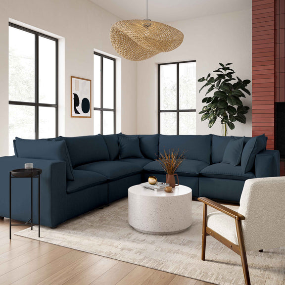 Cali Performance Fabric Modular Armless Chair - Image 24
