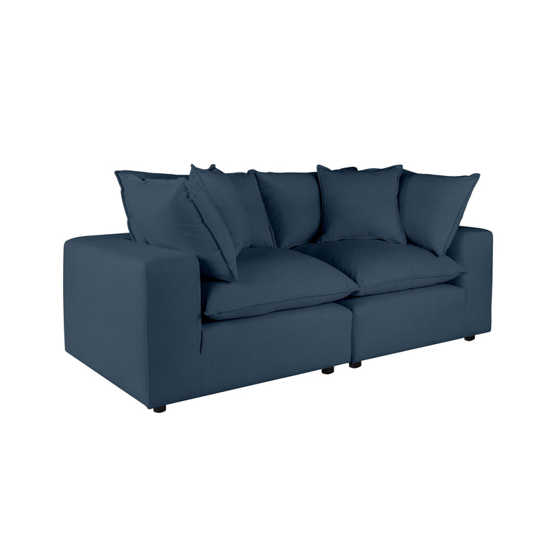Cali 80" Performance Fabric Modular Loveseat - Image 22