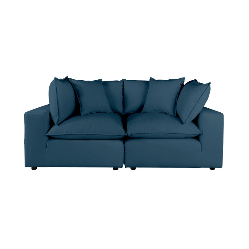 Cali 80" Performance Fabric Modular Loveseat - Image 24