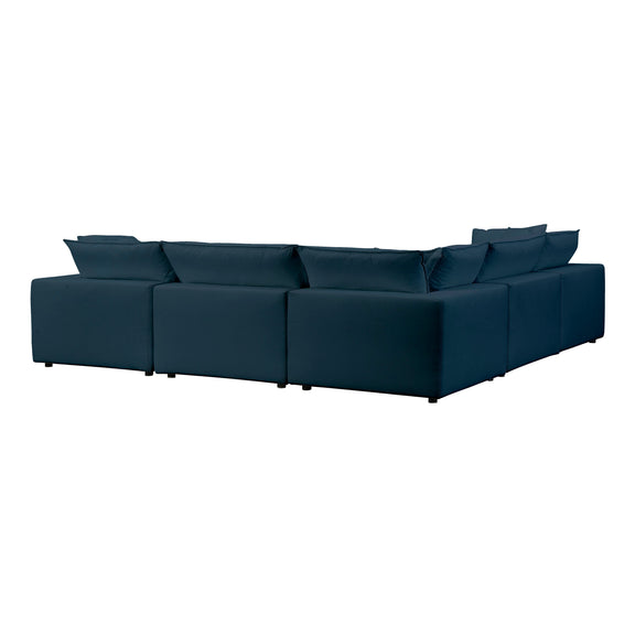Cali 5 Piece Performance Fabric Modular L Sectional - Image 23