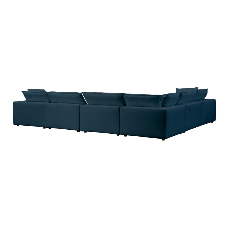 Cali 7 Piece Performance Fabric Modular Large Chaise Sectional - Image 23
