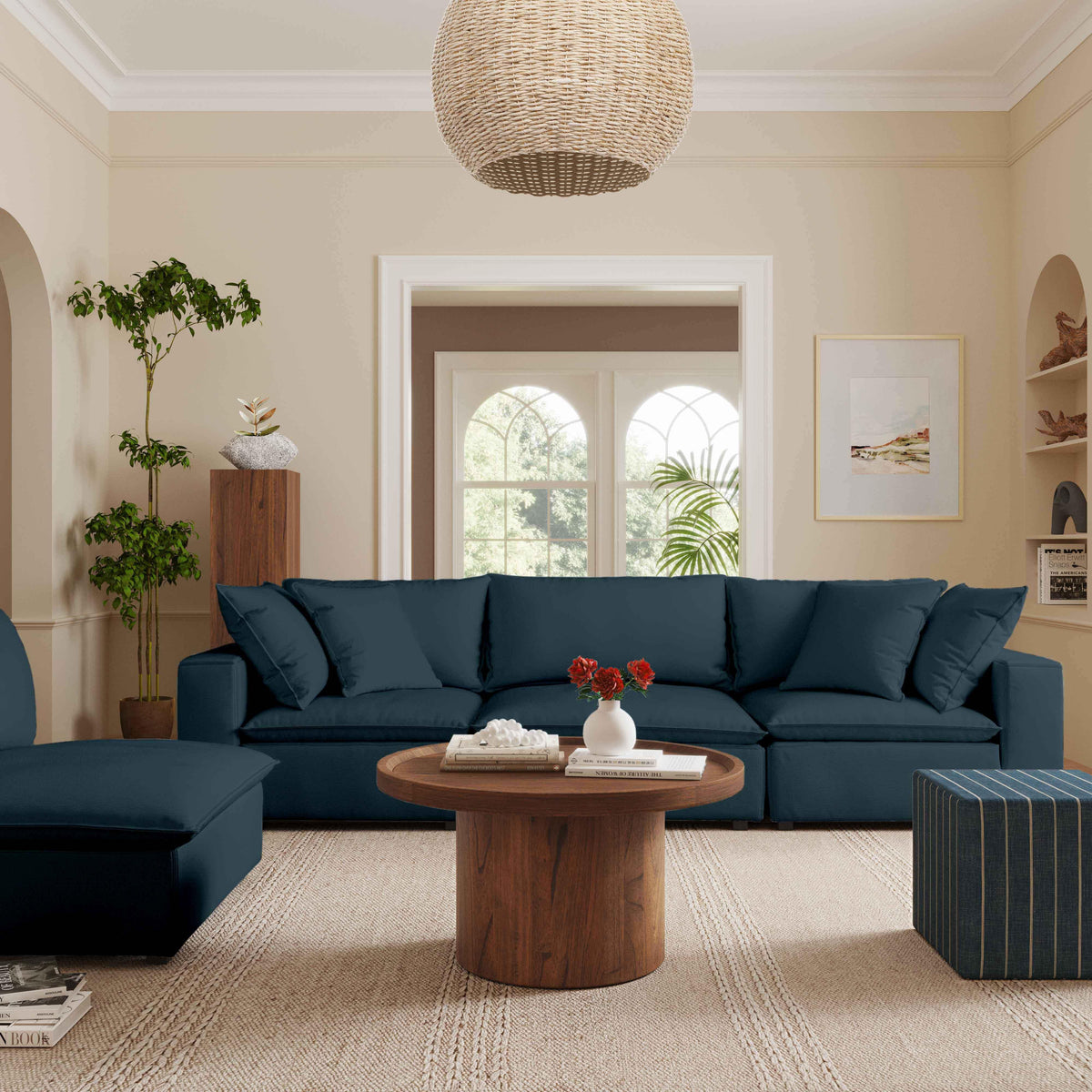 Cali 120" Performance Fabric Modular Sofa - Image 22