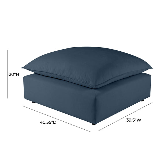 Cali Performance Fabric Ottoman - Image 19