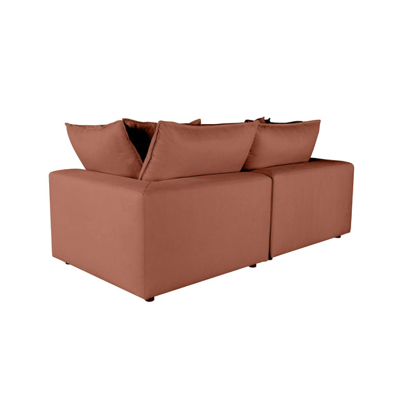 Cali 80" Performance Fabric Modular Loveseat - Image 33