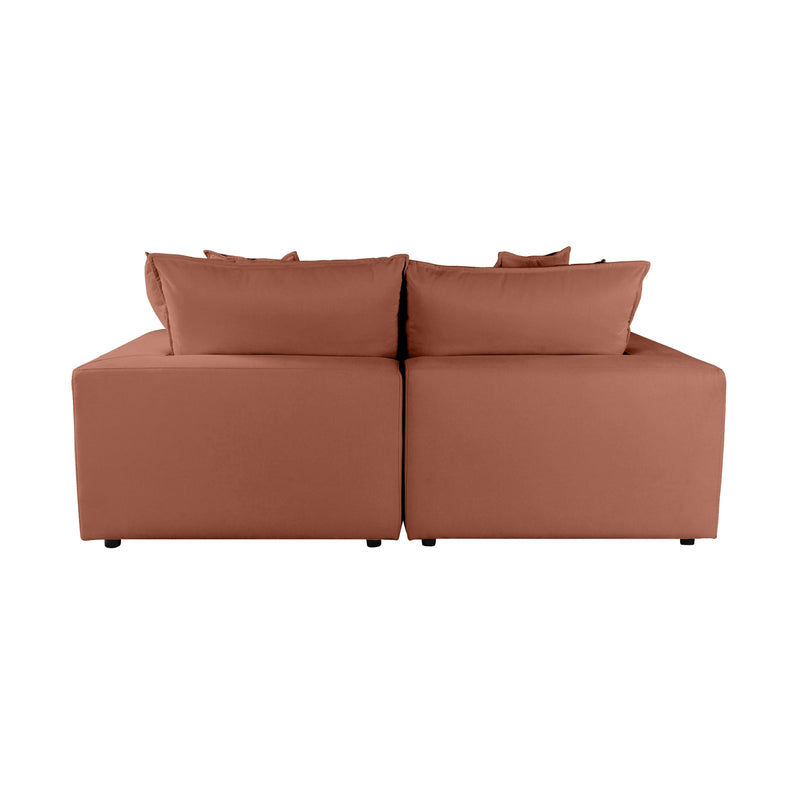 Cali 80" Performance Fabric Modular Loveseat - Image 34