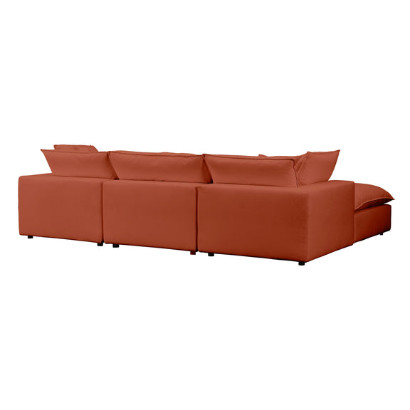 Cali 4 Piece Performance Fabric Modular Sectional - Image 27
