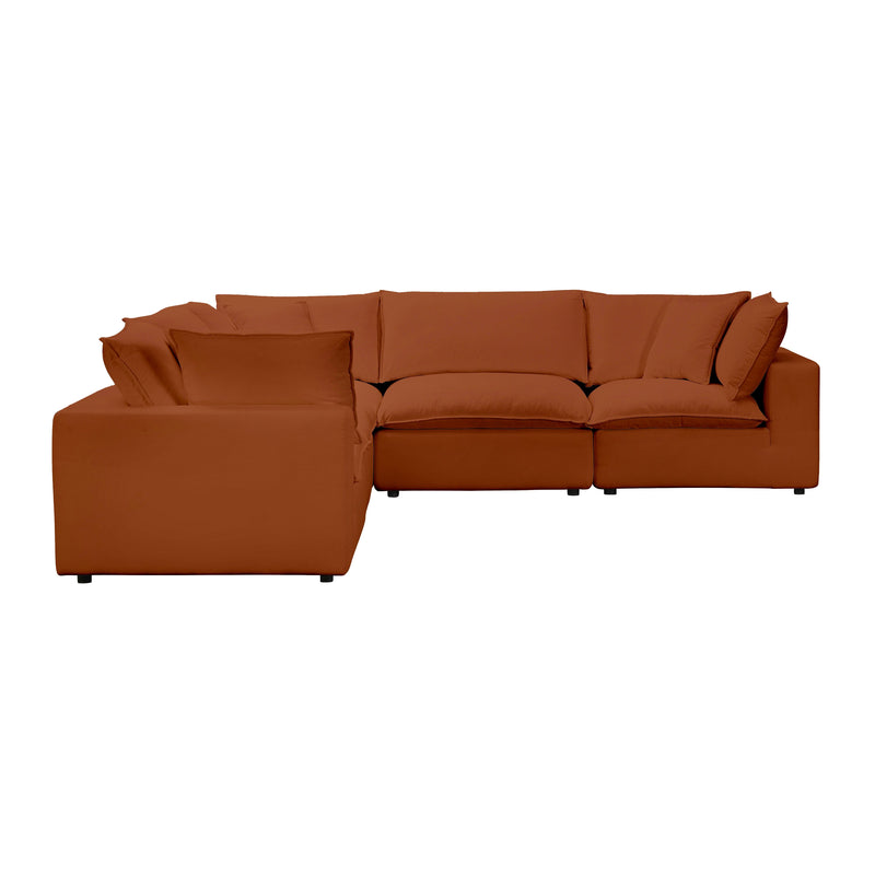Cali 5 Piece Performance Fabric Modular L Sectional - Image 25