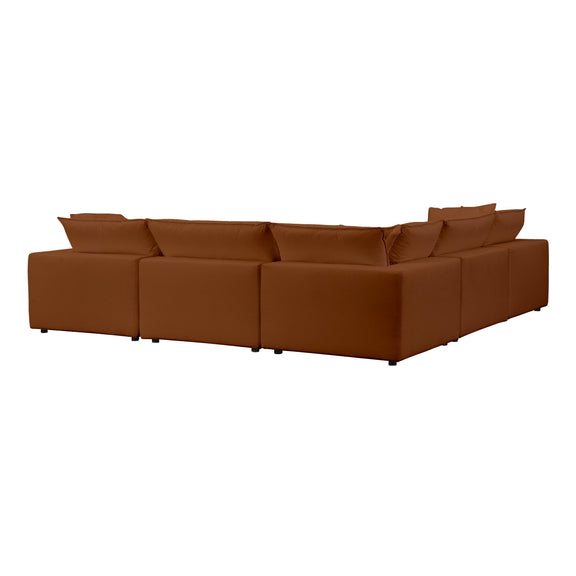 Cali 5 Piece Performance Fabric Modular L Sectional - Image 29