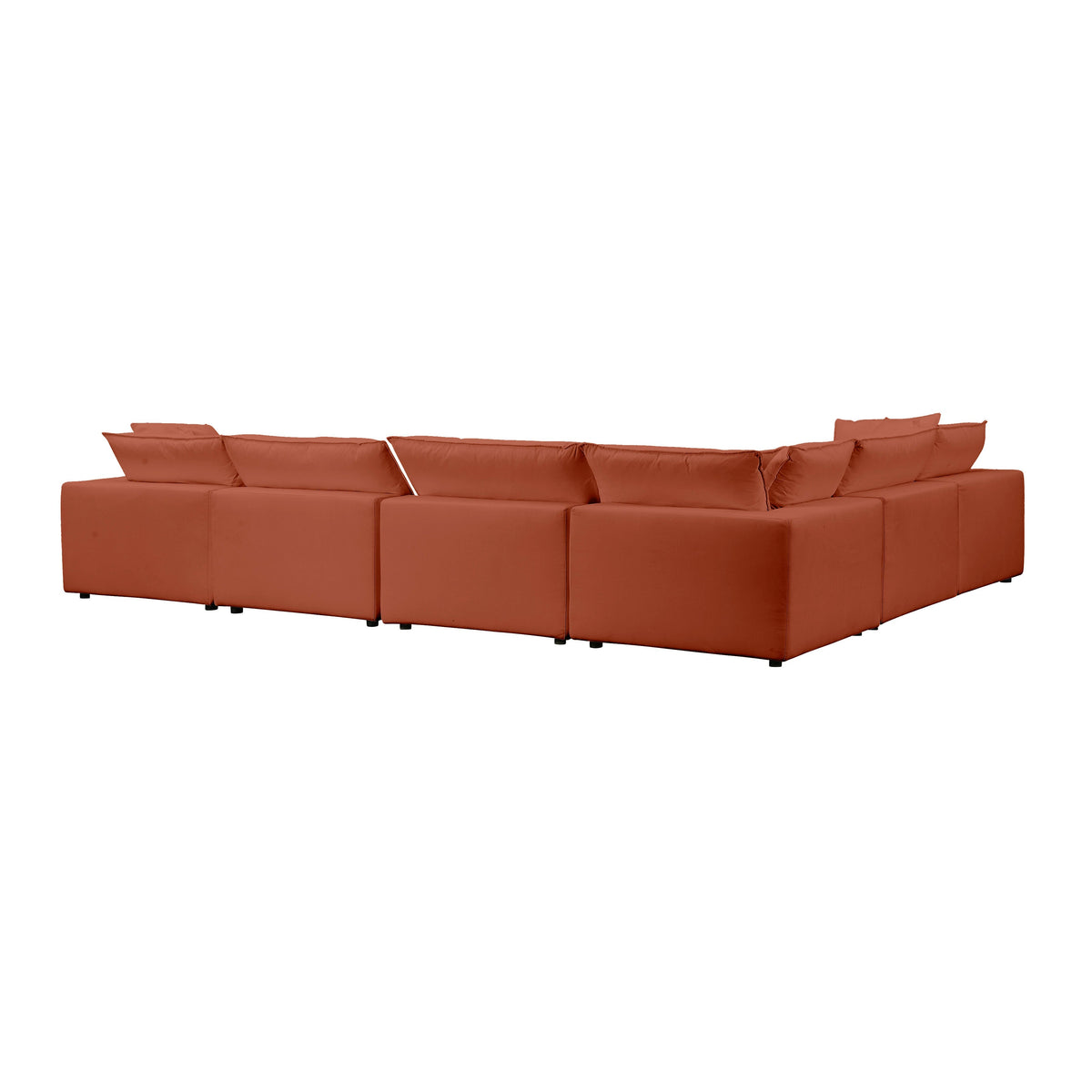 Cali 7 Piece Performance Fabric Modular Large Chaise Sectional - Image 29