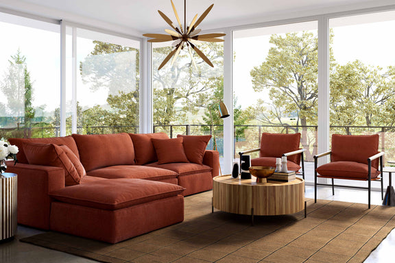 Cali 4 Piece Performance Fabric Modular Sectional - Image 26