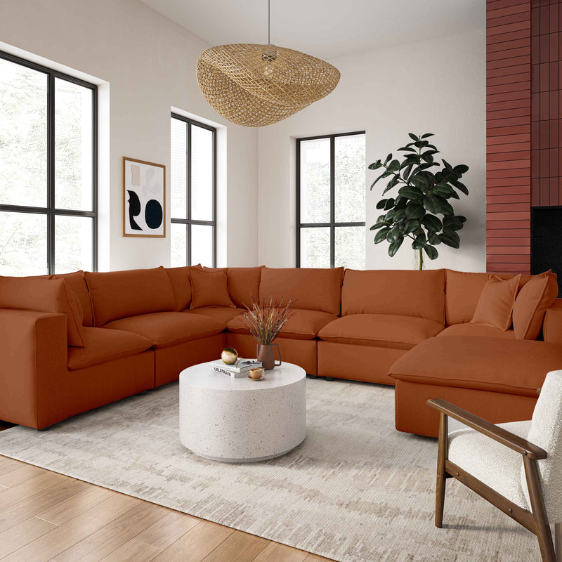 Cali Performance Fabric Ottoman - Image 22