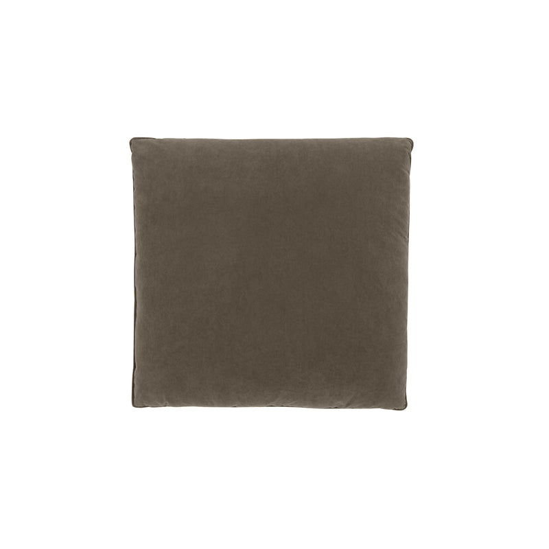 Cali Chocolate Brown Performance Velvet Ottoman - Image 3