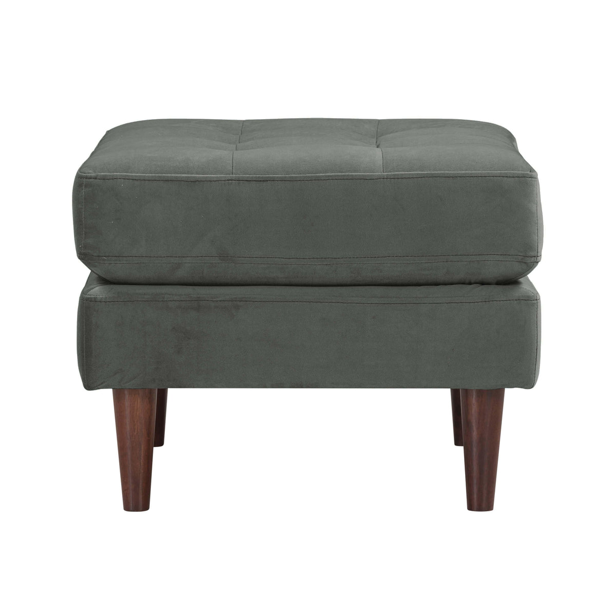 Cave Performance Velvet Ottoman - Image 4