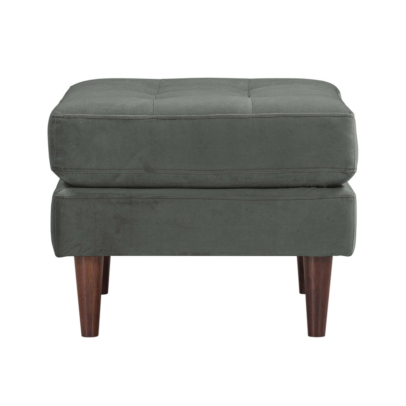 Cave Performance Velvet Ottoman - Image 4