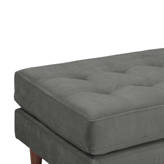 Cave Performance Velvet Ottoman - Image 5