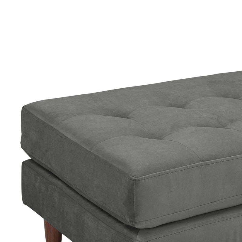 Cave Performance Velvet Ottoman - Image 5
