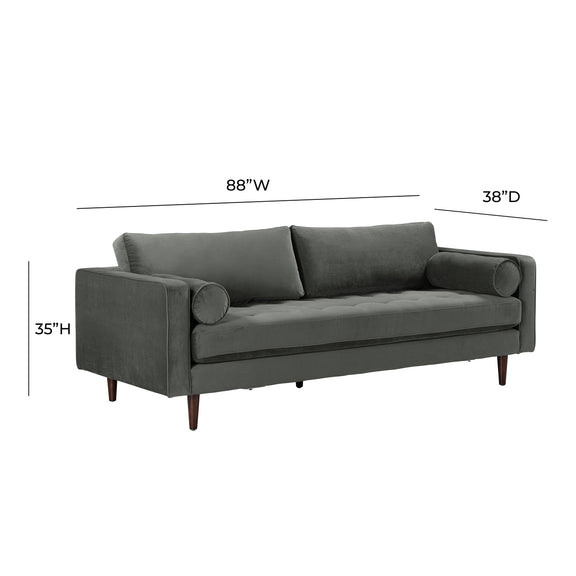 Cave 88" Performance Velvet Sofa - Image 6