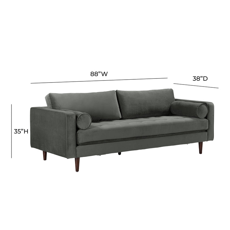Cave 88" Performance Velvet Sofa - Image 6