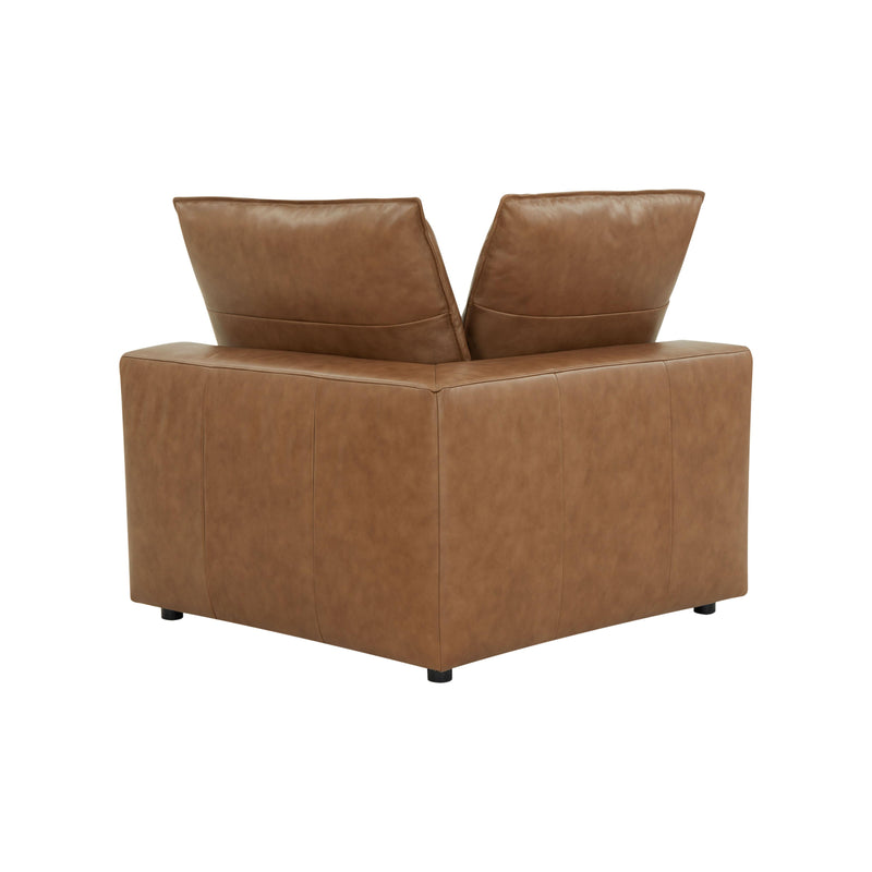 Cali Brown Leather Modular Corner Chair - Image 9