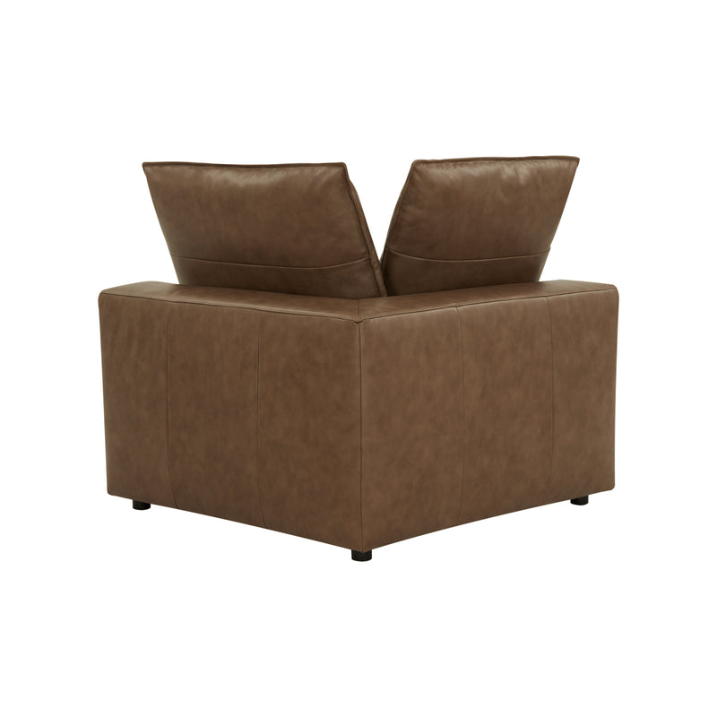 Cali Brown Leather Modular Corner Chair - Image 4