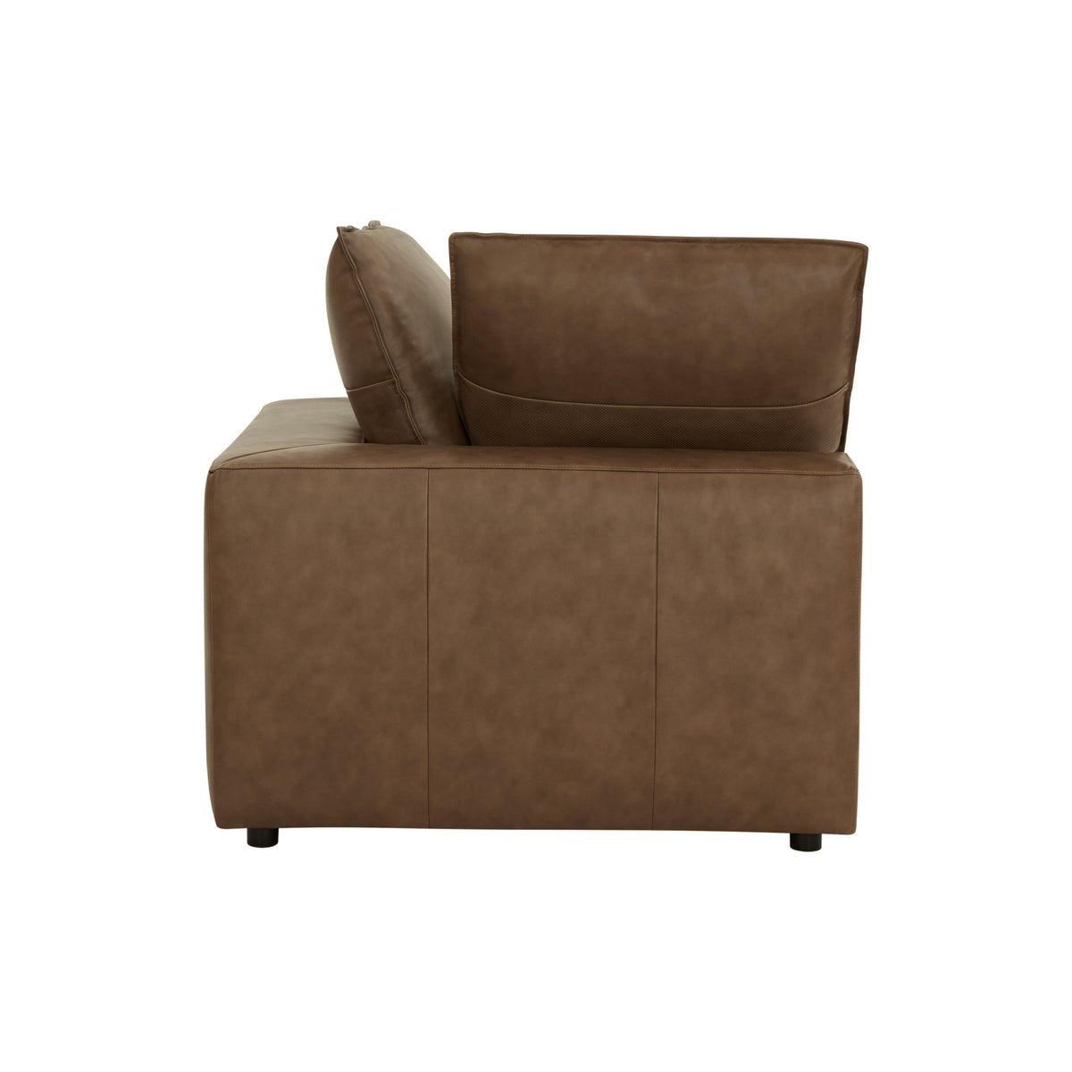 Cali Brown Leather Modular Corner Chair - Image 5